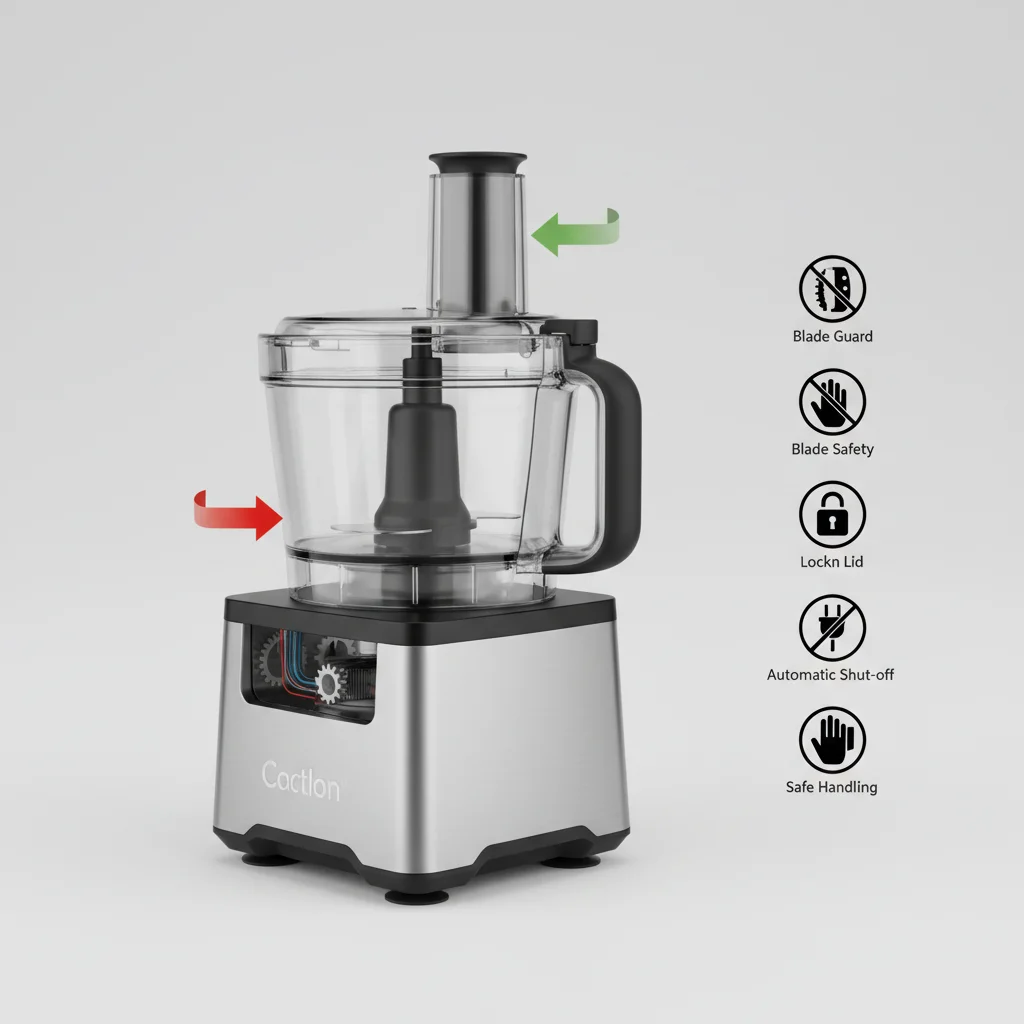 food processor safety features