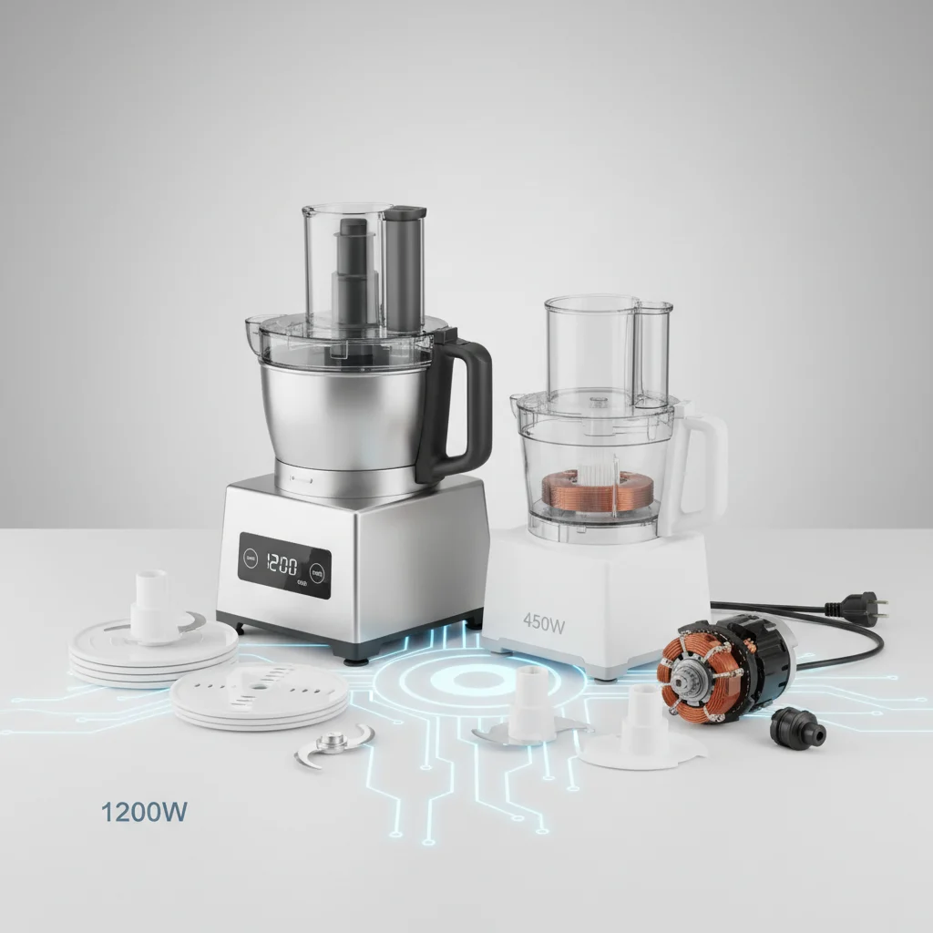 food processor wattage